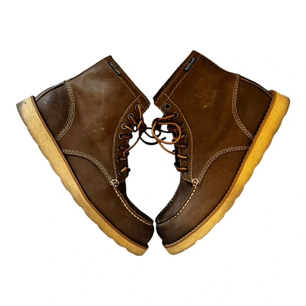 Eastland | Loomis Work‎ Ankle Boot Gray Leather US Men's 8M